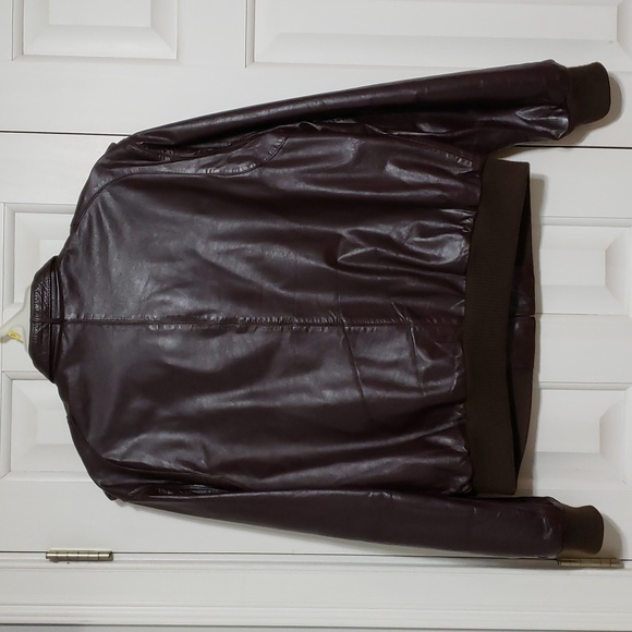 Vintage Members Only Leather Jacket Size 44 - Picture 5 of 11